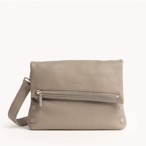 Hammitt Handbags - Hammitt VIP Medium Leather Purse Pewter/Brushed Silver